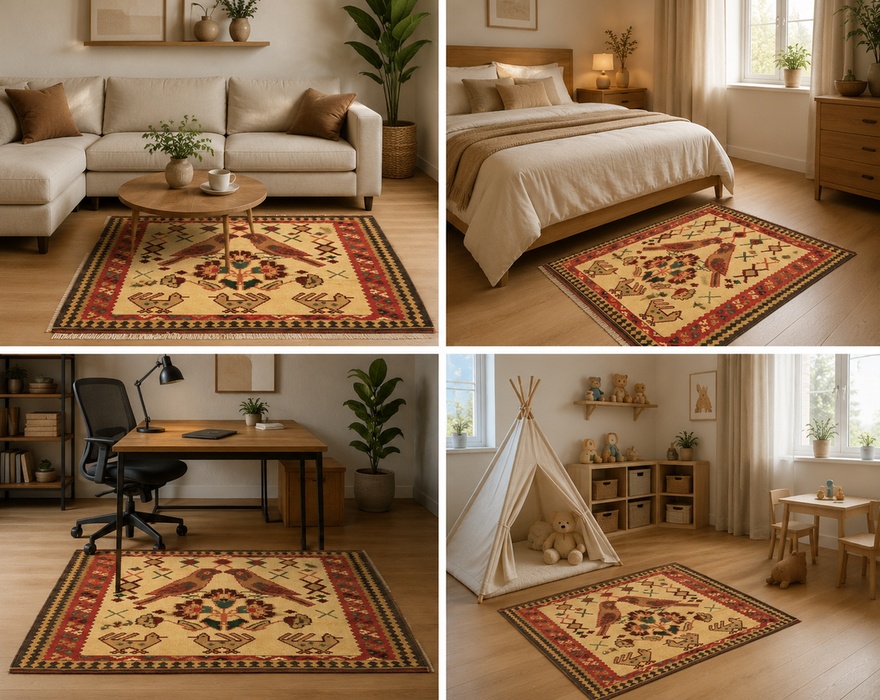 Kilim Fars Carpet  146x115