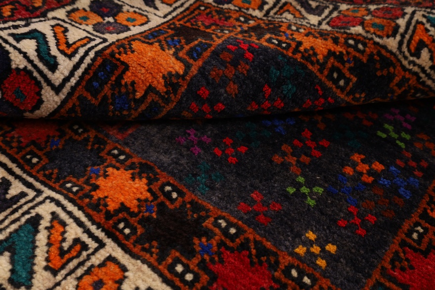 Antique Ghashghai  Carpet  76x66