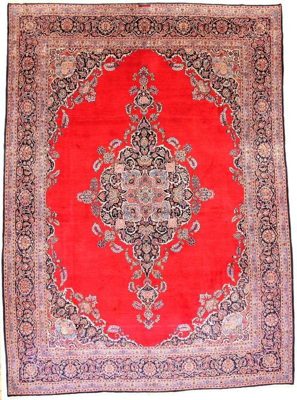 Antique Kashan Carpet  418x314