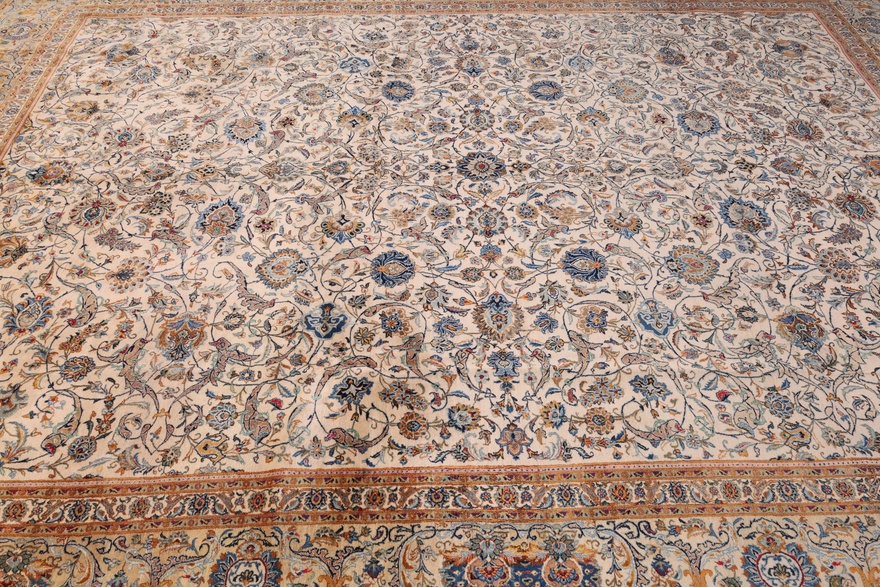 Antique Kashan Carpet  454x330