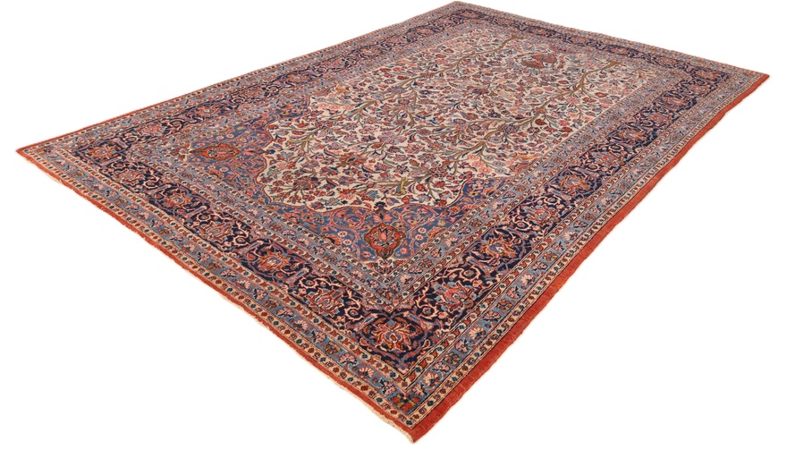 Kashan Antique Carpet 343x230