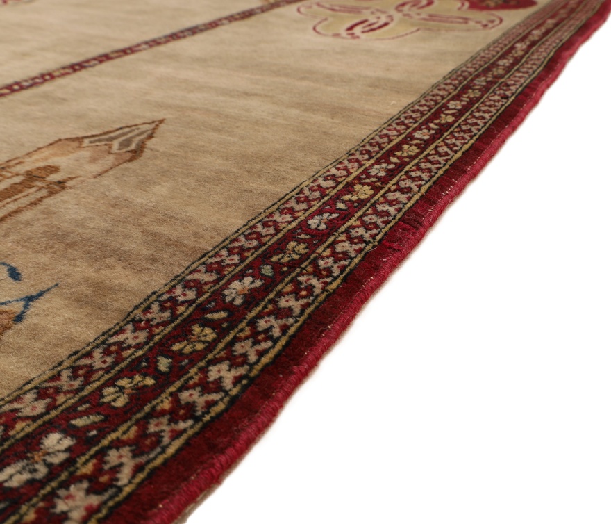 Antique Kerman Carpet  217x138