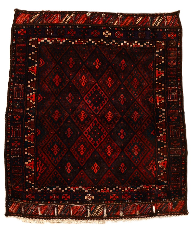 Antique Kurdi  Carpet 105x102