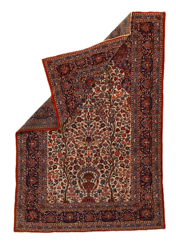 Kashan Antique Carpet 343x230