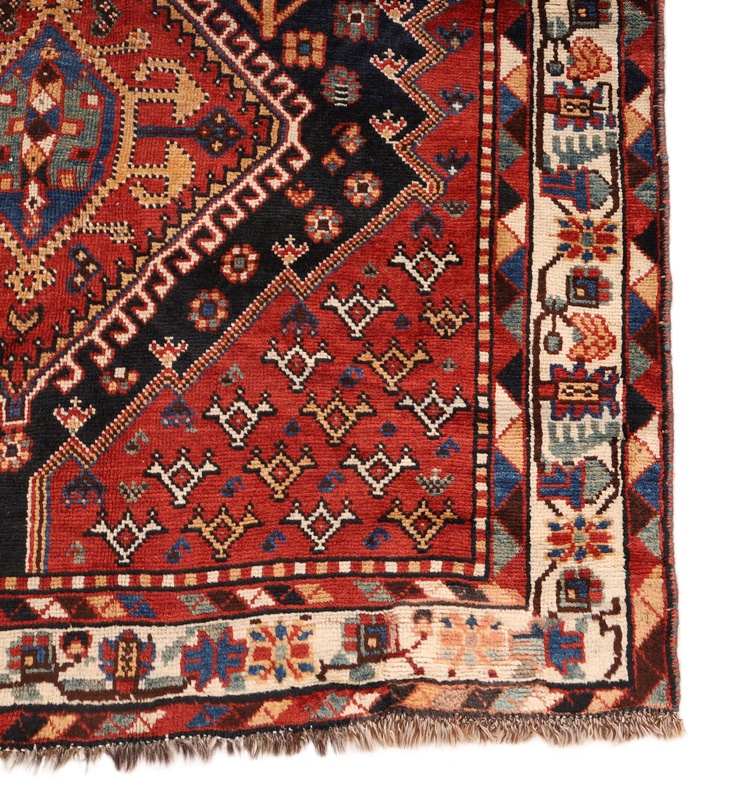 Antique Ghashaghi Carpet 250x137