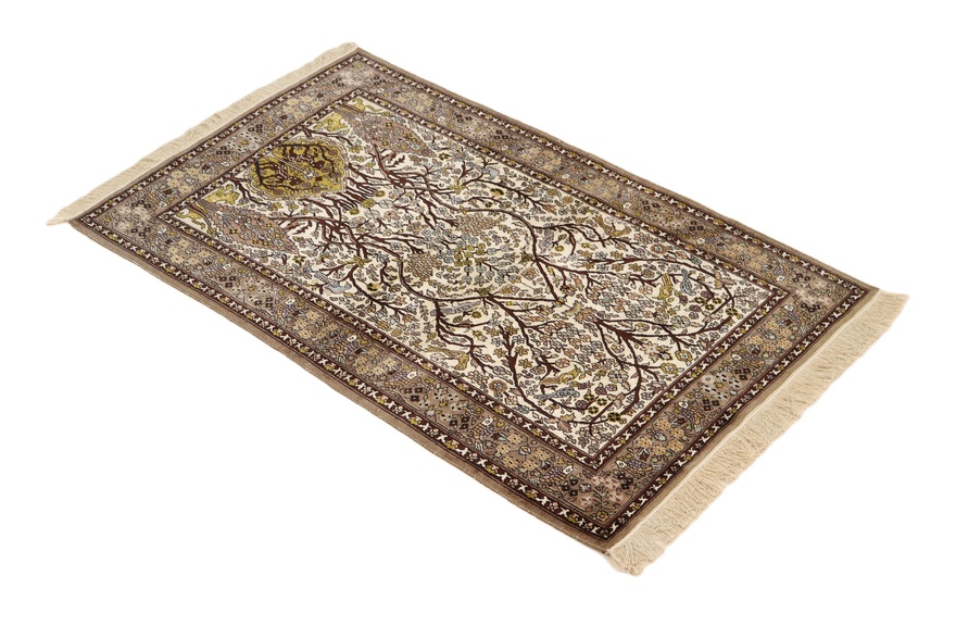 Kashmir Silk Carpet 153x90