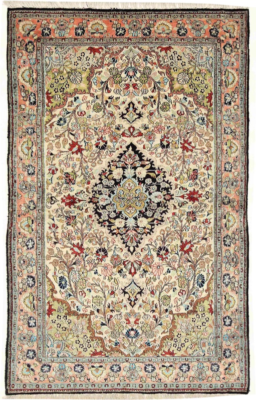 Ghom Silk Carpet 170x108