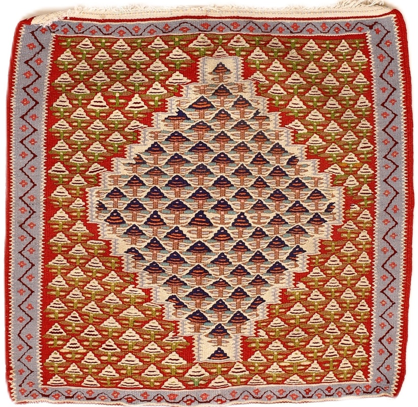 Kilim Seneh Carpet  65x65