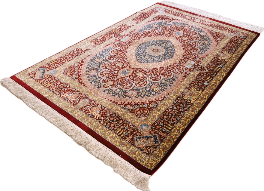 Qum Silk Carpet 118x80