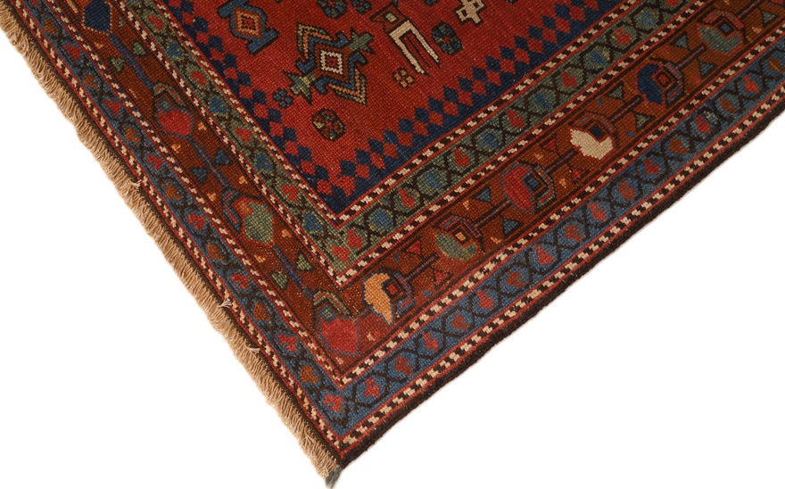 Antique Heriz Carpet  190x153