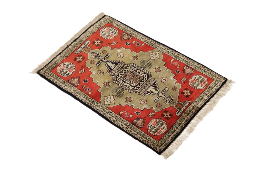 Qom Silk Carpet 80x55
