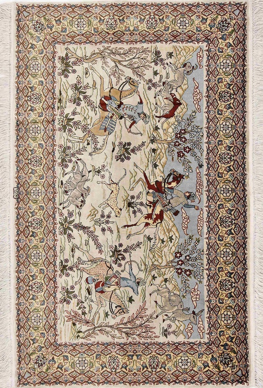 Hereke Silk Carpet 93x57