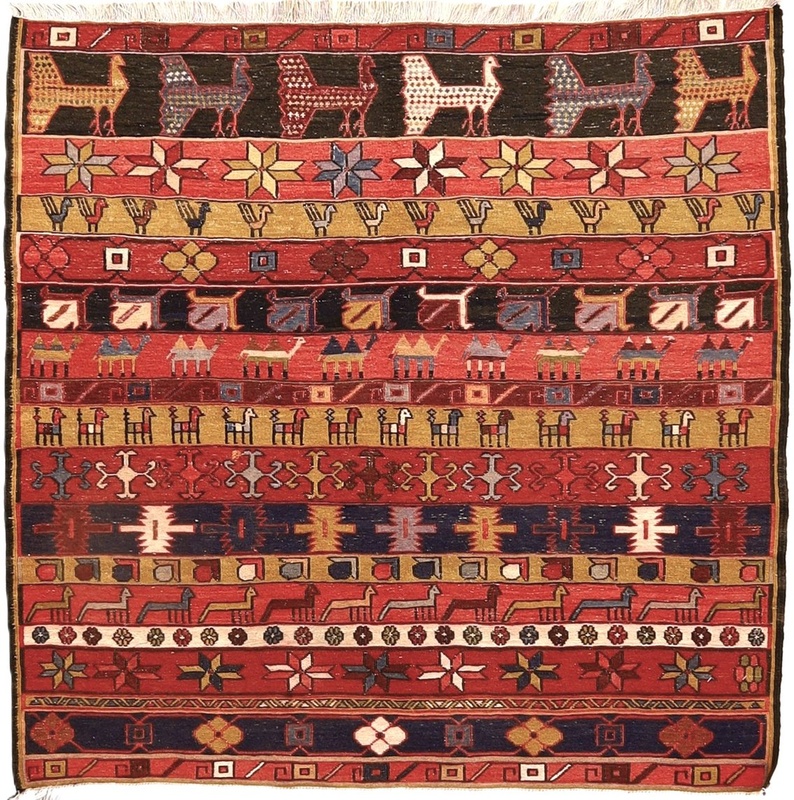 Kilim Carpet 117x115