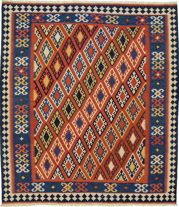 Kelim Gaschgai Carpet 200x183