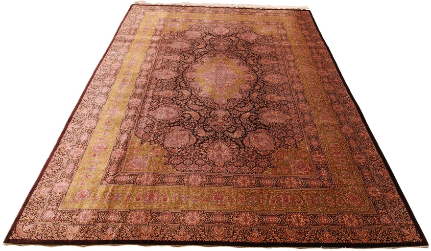 Qom Silk Memayian Carpet  300x207