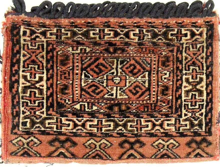 Antique  Bukhora  Carpet 46x33