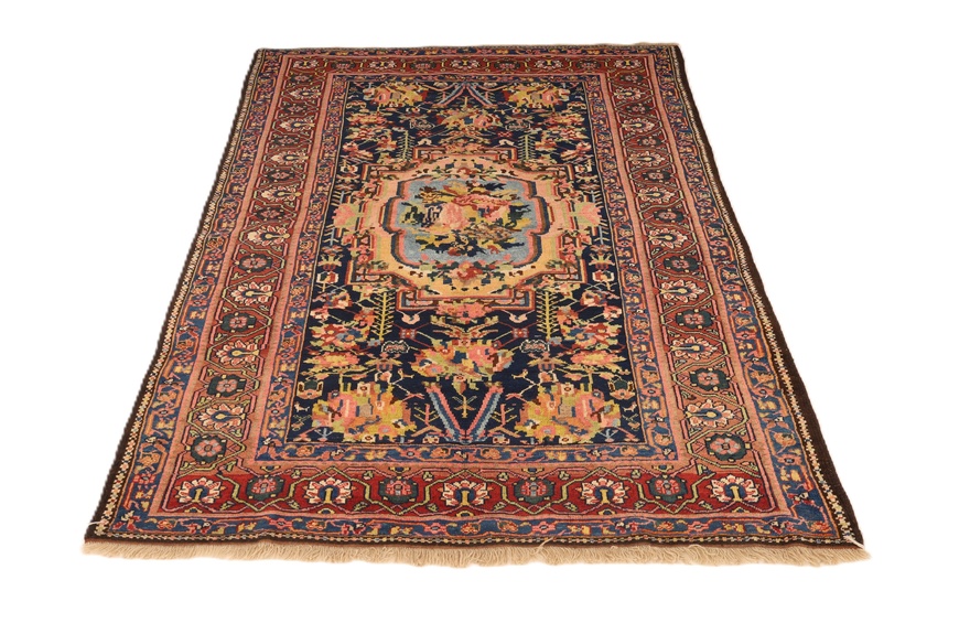 Antique Bakhtiari Farah Dombeh Carpet 211x148