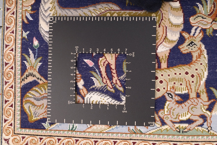 Isfahan Mansori Silknkette Carpet  151x102