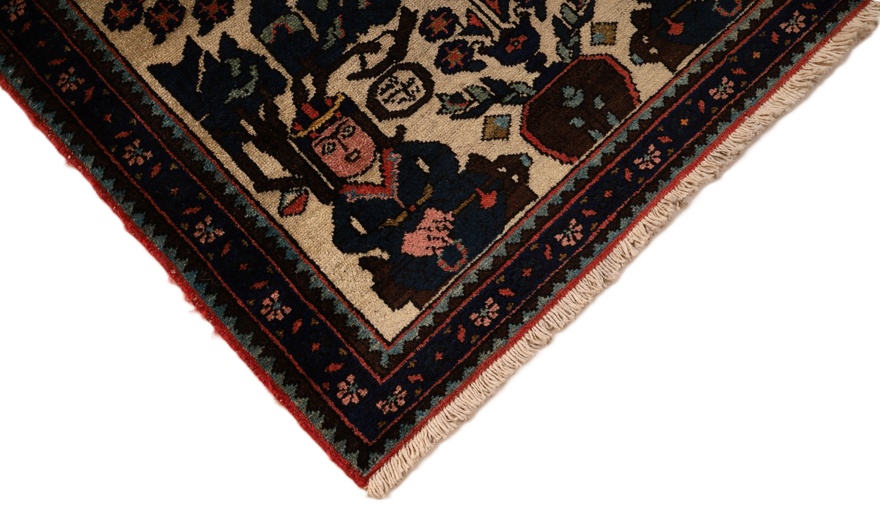 Antique BAKHTIAR Carpet  100x80