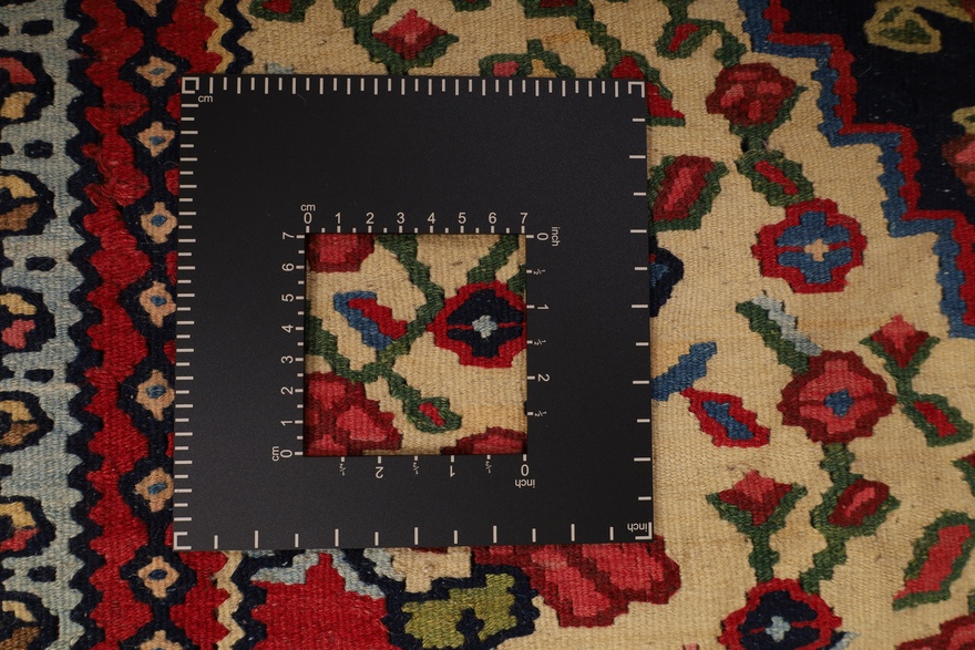 Antique Kilim Senneh Carpet  196x121