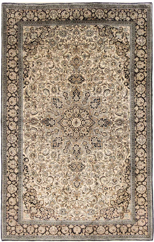 Ghom Silk Carpet  209x134