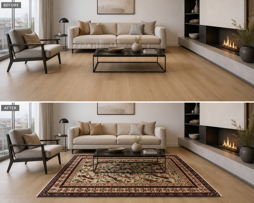 Antique  Baluch Carpet 185x113
