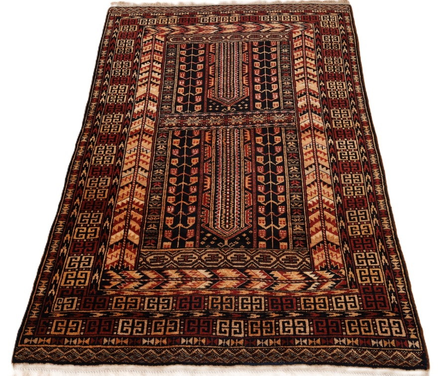 Antique Baluch Carpet  132x89