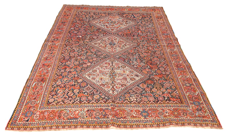 Antique Ghashghai Carpet  237x157