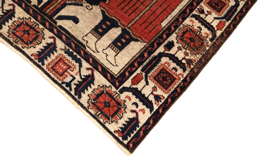 Antique Bakhtiar Carpet 152x100