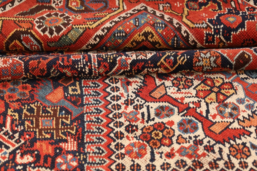 Antique Ghashghai Carpet  237x157