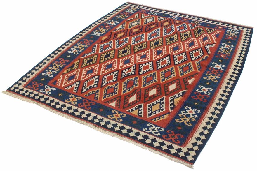 Kelim Gaschgai Carpet 200x183