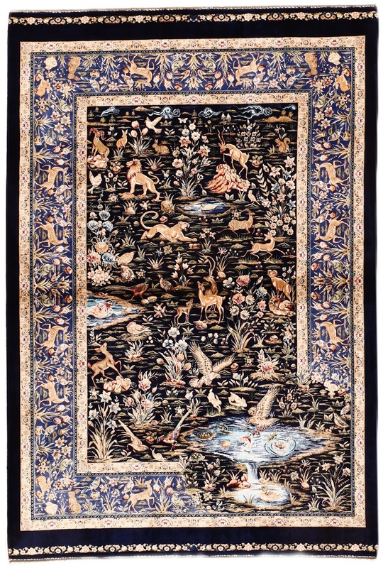 Qom Dising Carpet  150x100