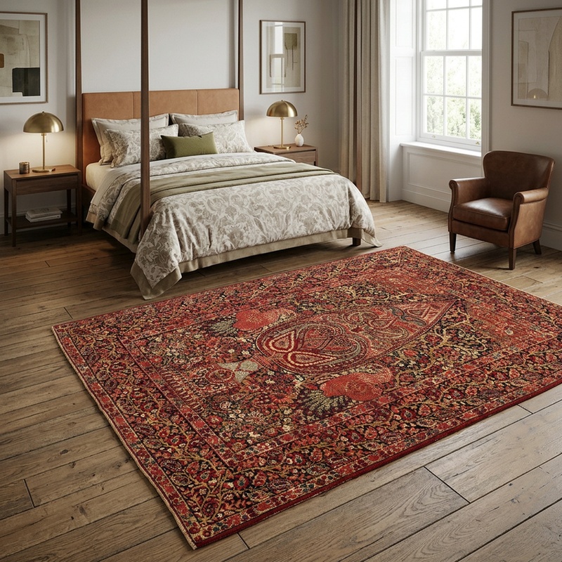 Antique Kerman Carpet  212x142