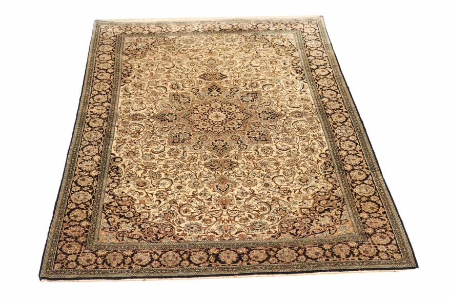 Ghom Silk Carpet  209x134