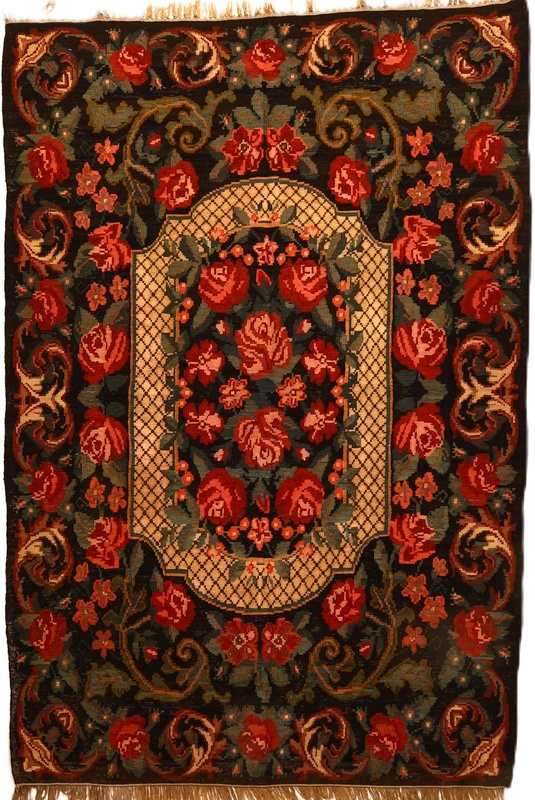 Antique Kilim Rose  Carpet  253x173