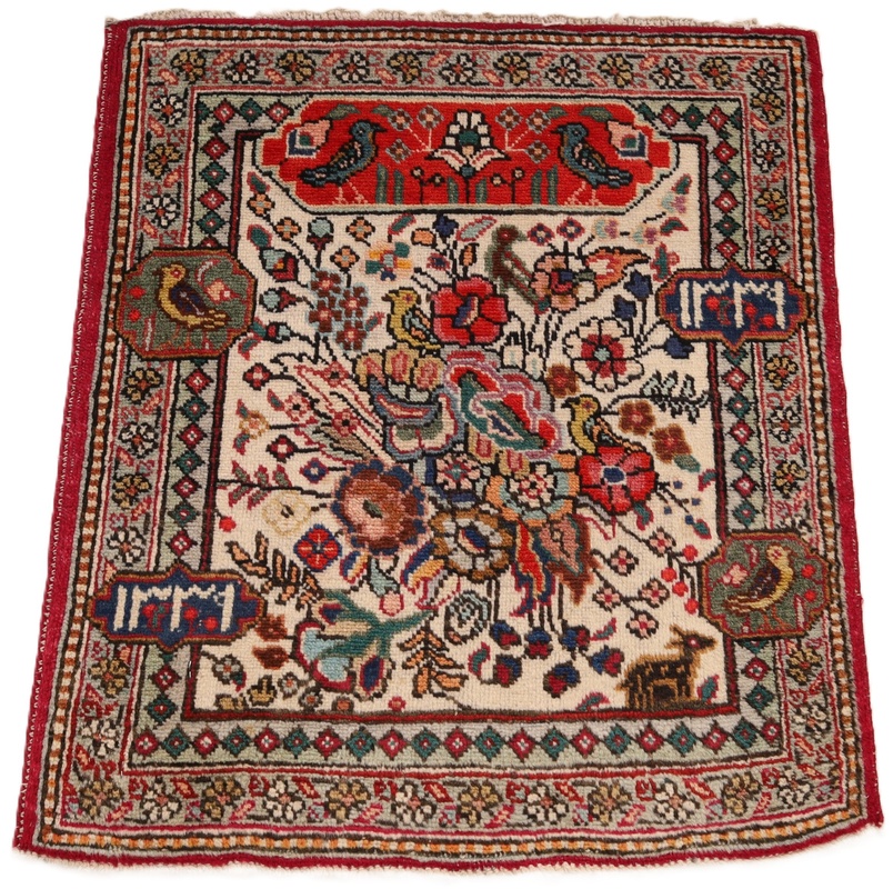 Antique Tabriz Carpet  65x56