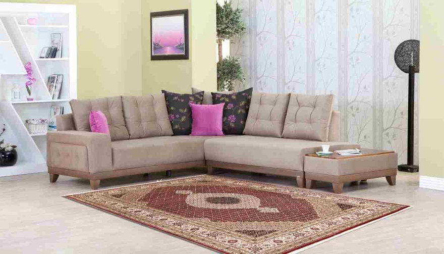 Tabriz Mahi Carpet 351x250