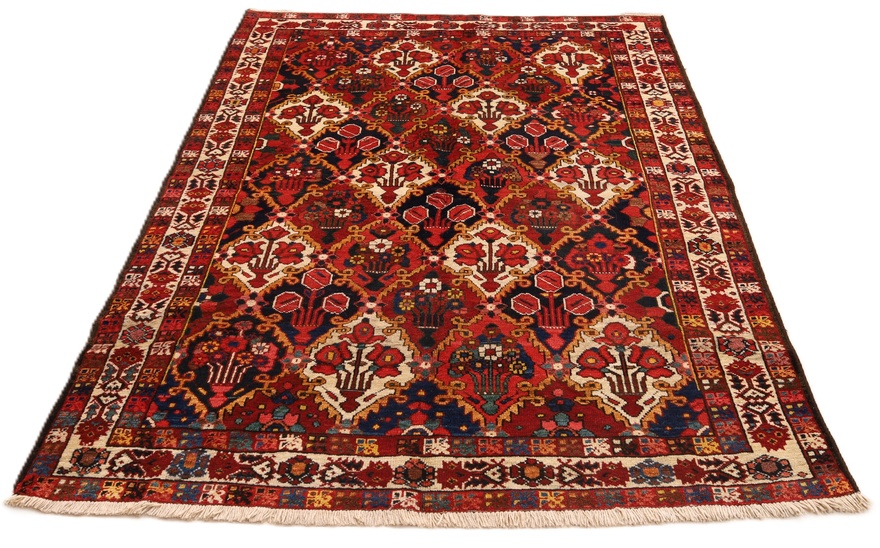 Antique BAKHTIAR Carpet 202x154