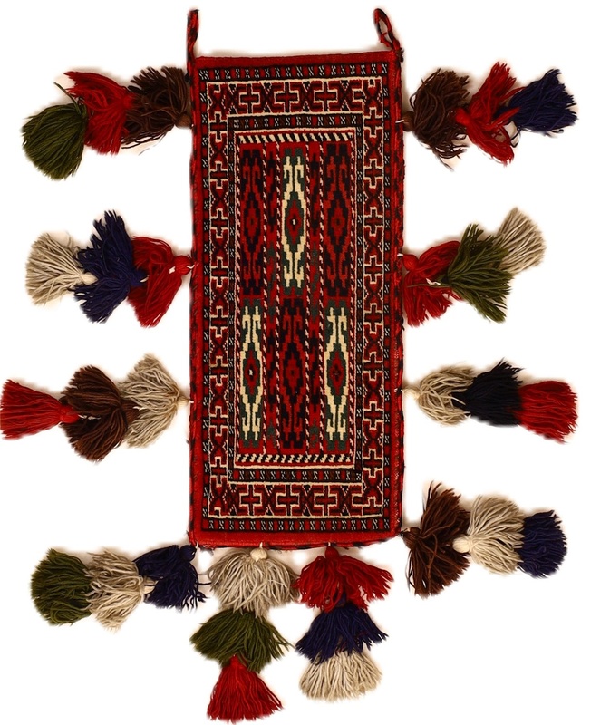 Antique Turkaman Carpet  55x21