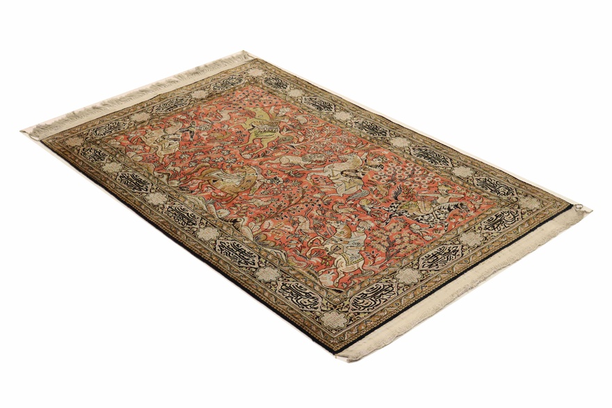 Ghom Silk Carpet 164x104