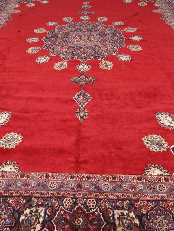 Antique Kashan Mark Attaei Carpet  488x325