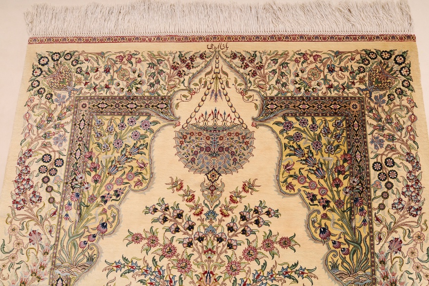 Qom by Yaqut Silk Carpet 157x101