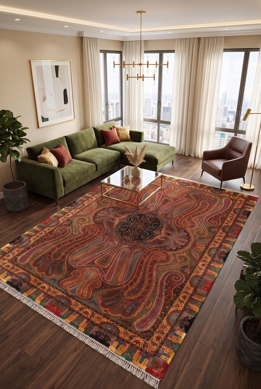 Qom Silk HossenKashizadeh Carpet 300x200