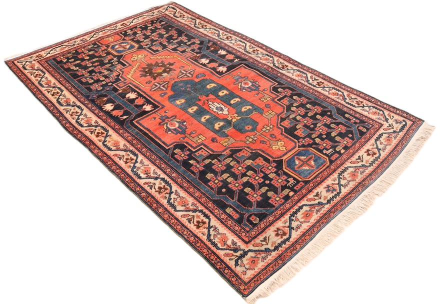 Antique Malayer Carpet 201x126
