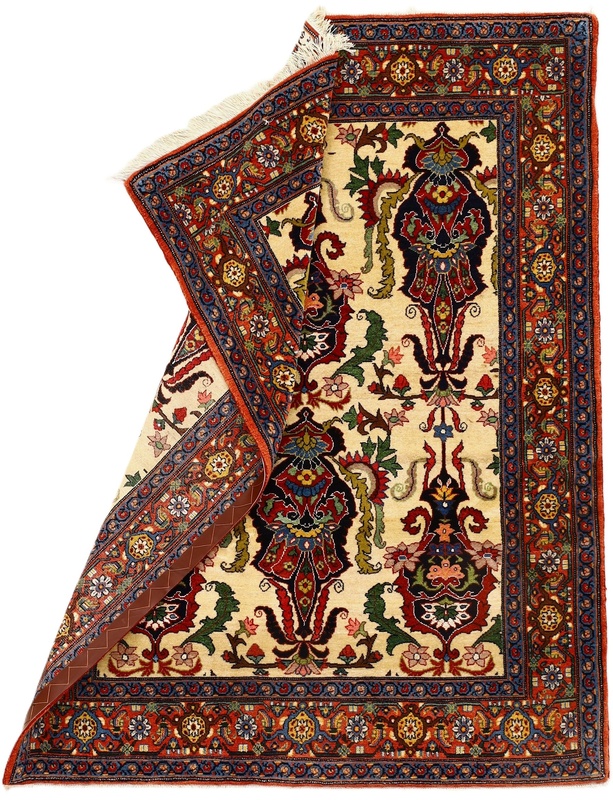 Senneh Yasha oruje Silknkette Carpet  153x121