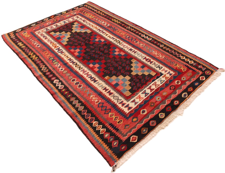 Kilim Fars Carpet  195x126