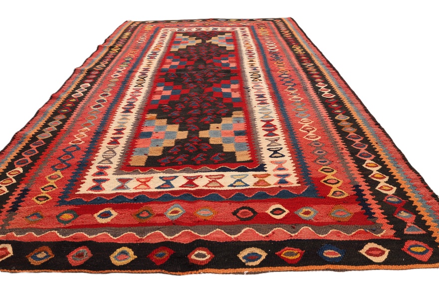 Kilim Fars Carpet  195x126