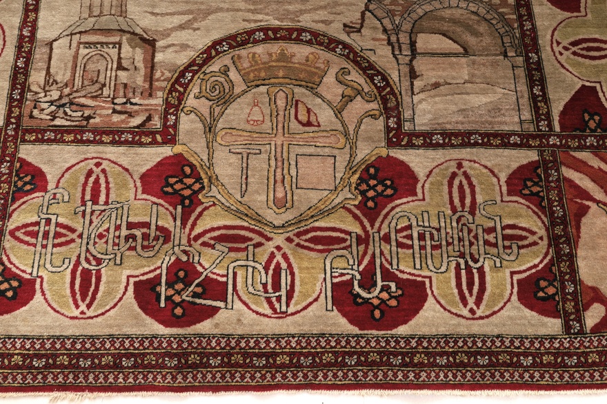 Antique Kerman Carpet  217x138