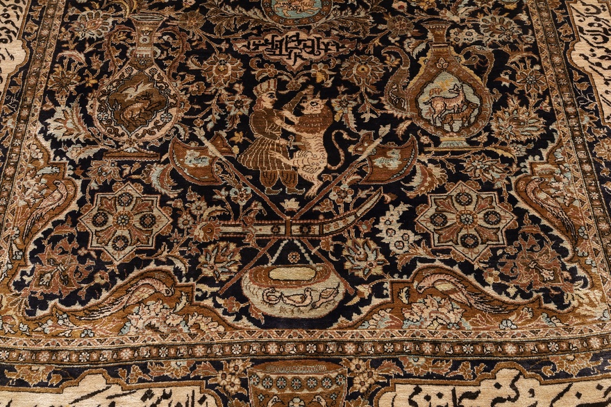 Qum Silk Carpet 200x130