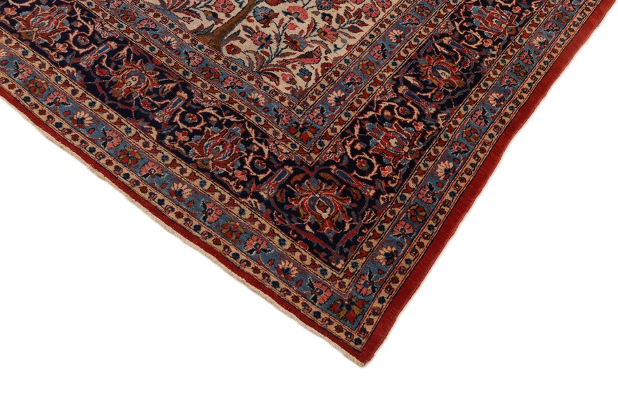 Kashan Antique Carpet 343x230